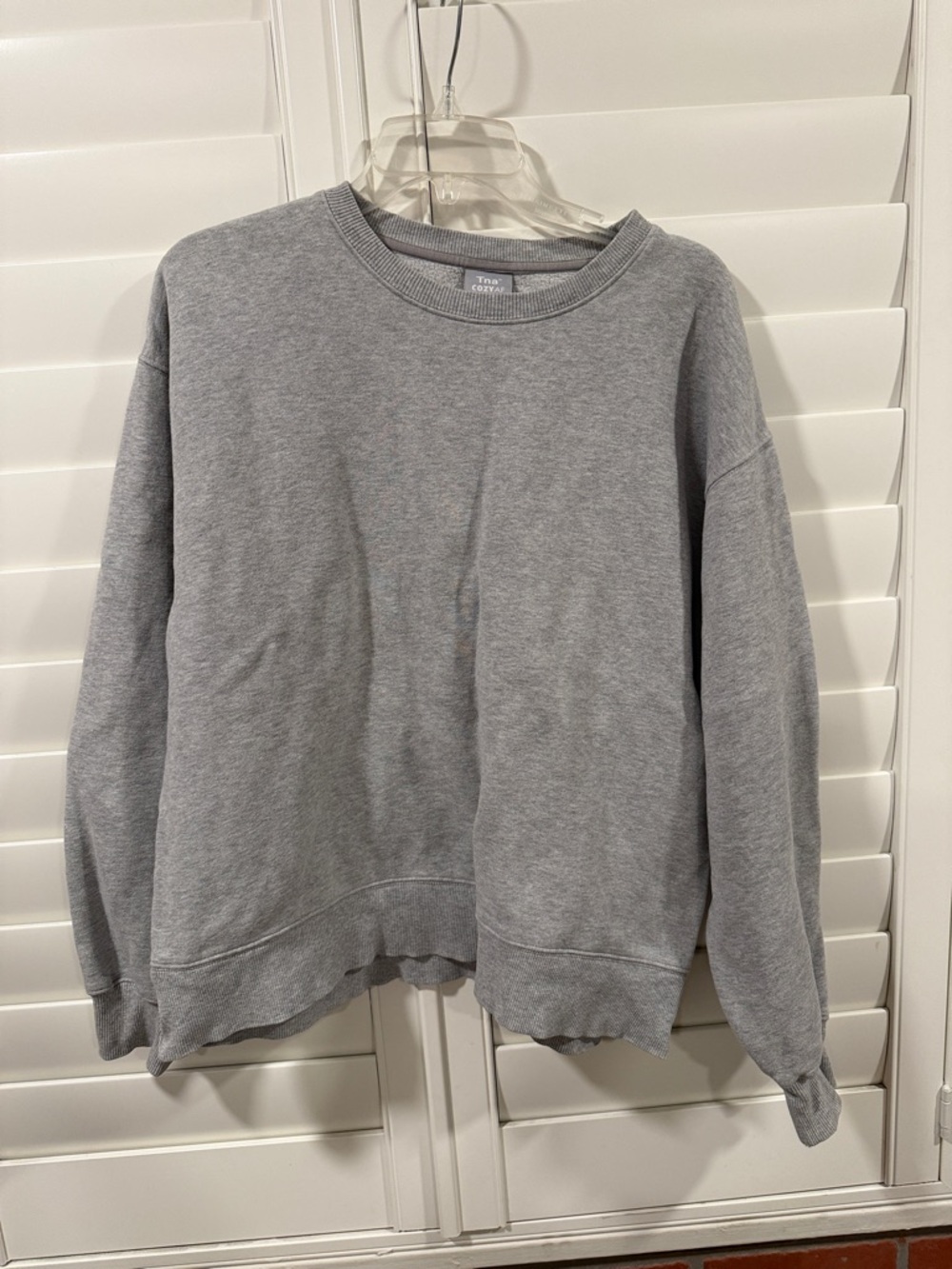 TNA Light Gray Crewneck Sweatshirt
